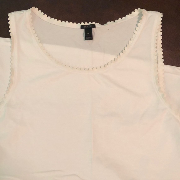 J. Crew Tops - J. Crew Scallop Tank Top